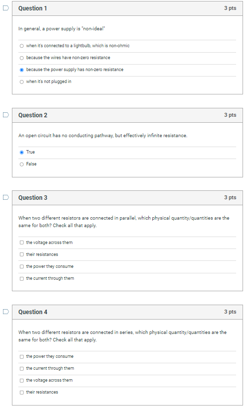 Solved Question 1 3 pts In general, a power supply is | Chegg.com