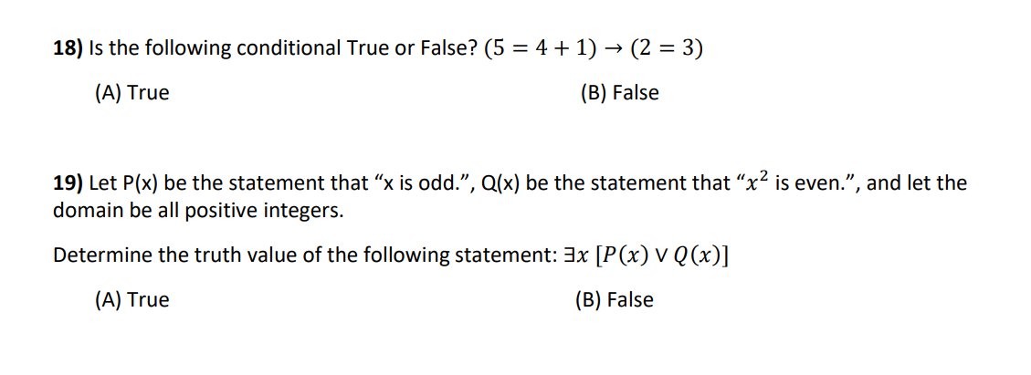 a conditional statement with a false hypothesis is true because