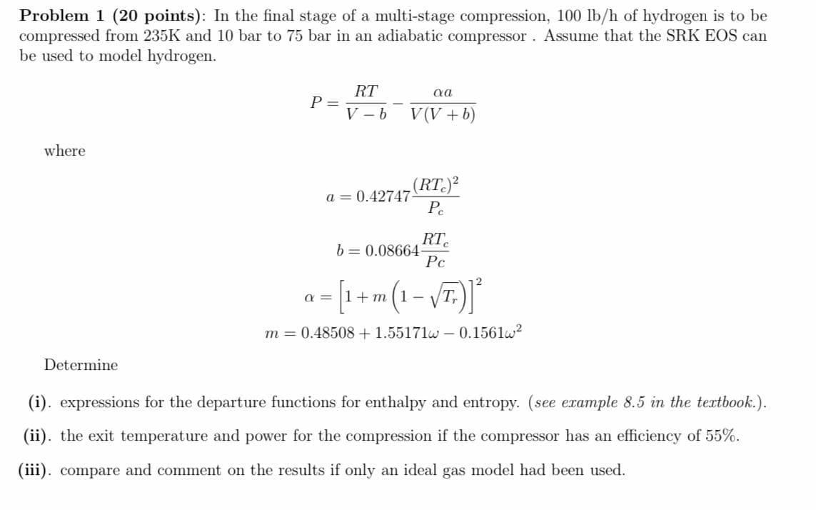 Solved Problem 1 (20 points): In the final stage of a | Chegg.com
