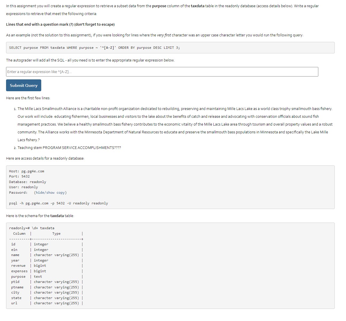 Solved In this assignment you will create a regular | Chegg.com