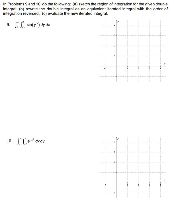 Solved In Problems 9 and 10 , do the following: (a) sketch | Chegg.com