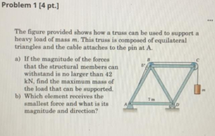 Solved Problem 1 [4 pt.) The figure provided shows how a | Chegg.com