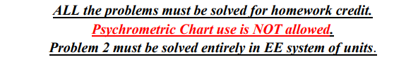 Solved ALL the problems must be solved for homework credit. | Chegg.com