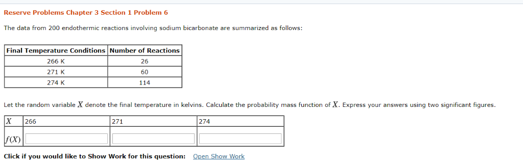 Solved Reserve Problems Chapter 3 Section 1 Problem 6 The | Chegg.com