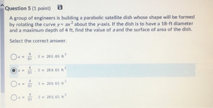 Solved Question 5 (1 Point) B A Group Of Engineers Is | Chegg.com