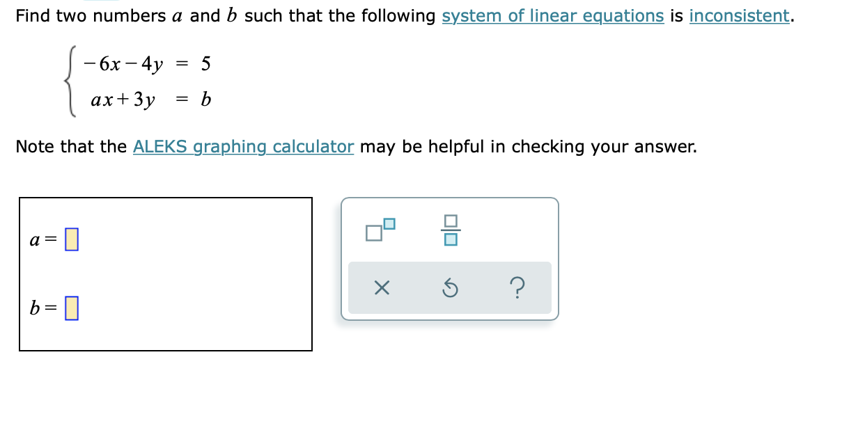 Solved Find Two Numbers A And B Such That The Following | Chegg.com