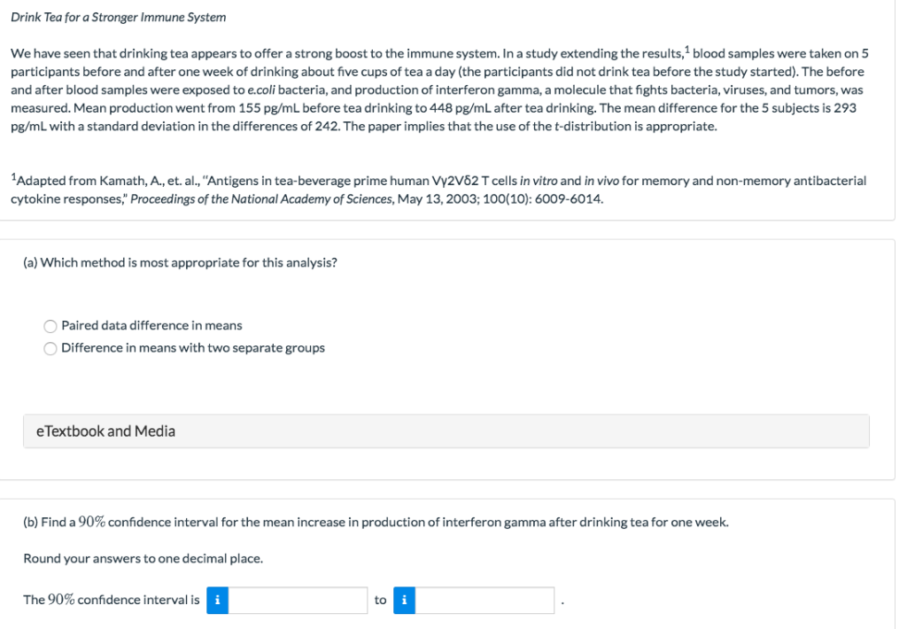 Solved Drink Tea for a Stronger Immune System We have seen