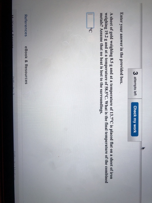 Solved 3 attempts left Check my work Enter your answer in | Chegg.com