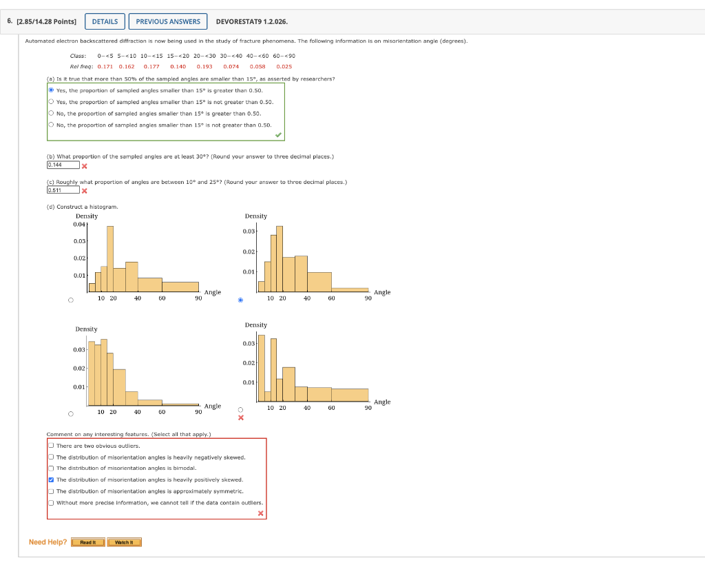 Solved 6. [2.85/14.28 Points] DETAILS PREVIOUS ANSWERS | Chegg.com