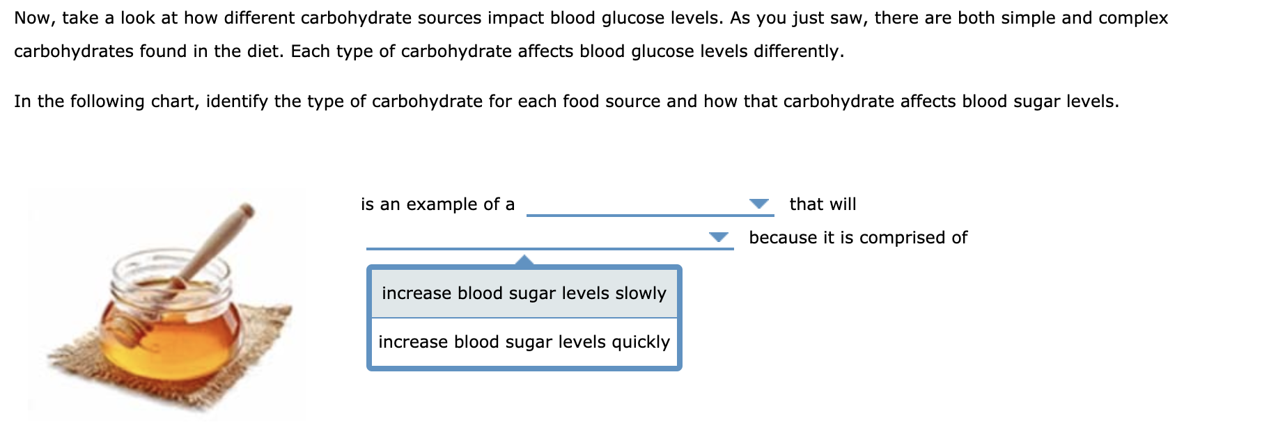 Blood Glucose Food Chart