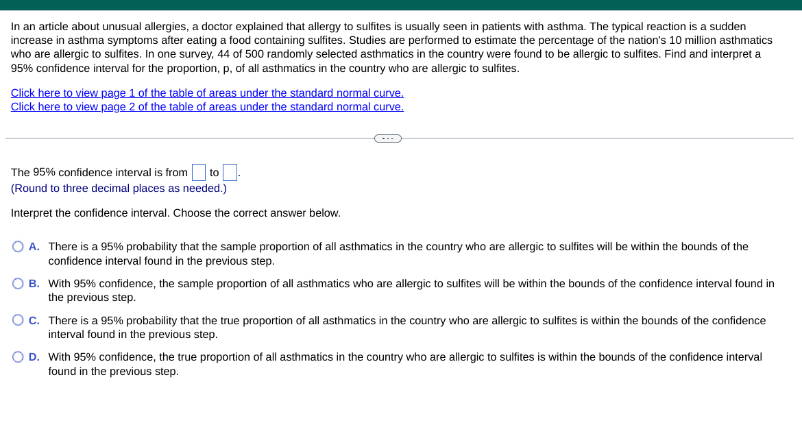 Solved In An Article About Unusual Allergies, A Doctor 