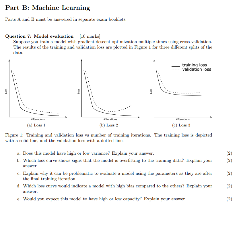 Solved Part B: Machine Learning Parts A and B must be | Chegg.com