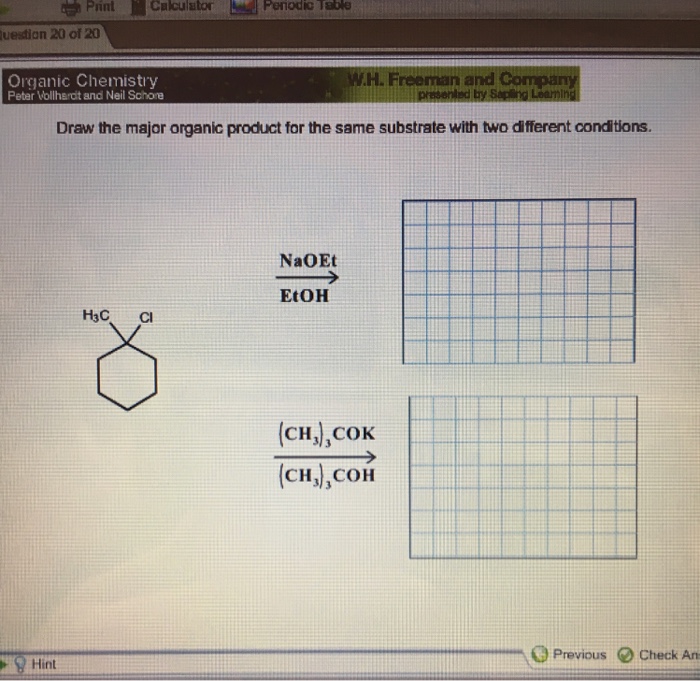 Solved Draw the major organic product for the same substrate | Chegg.com