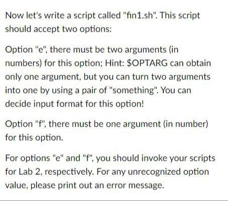 Solved Now let's write a script called 
