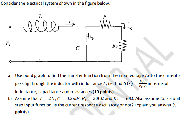 Solved Consider the electrical system shown in the figure | Chegg.com