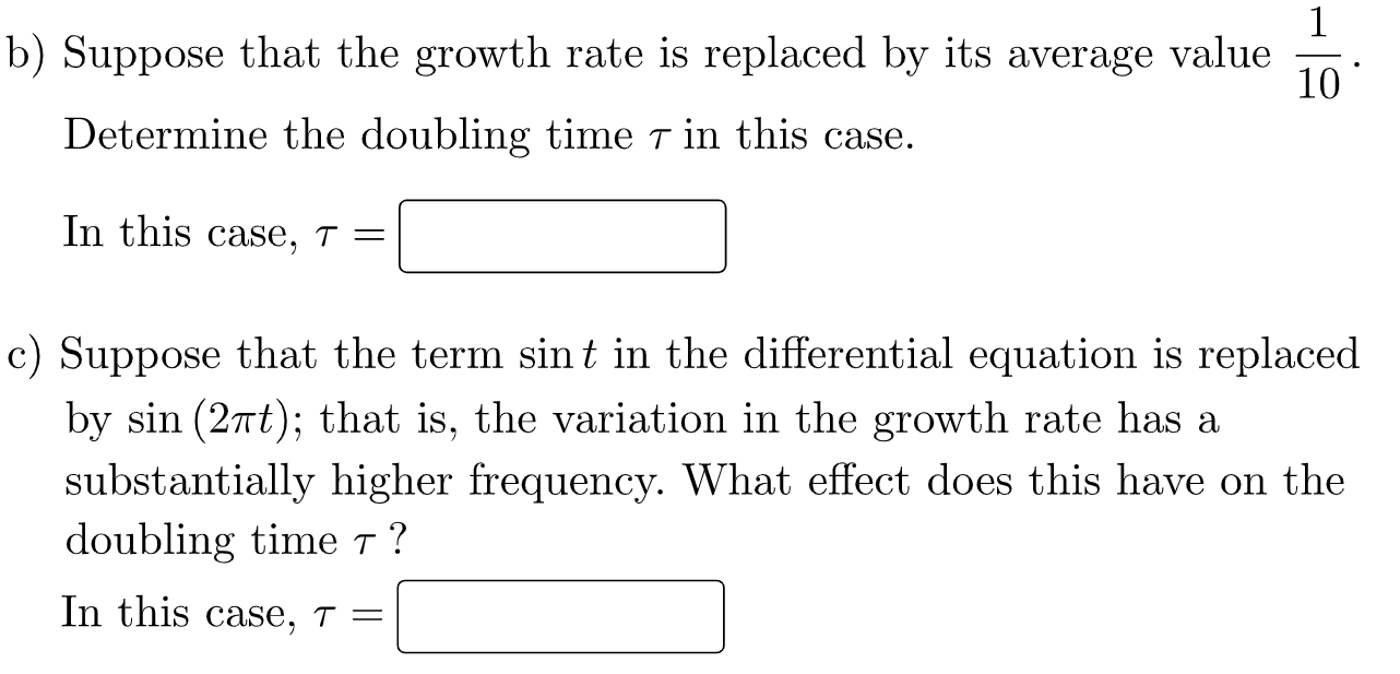 Solved Suppose that a certain population has a growth rate | Chegg.com