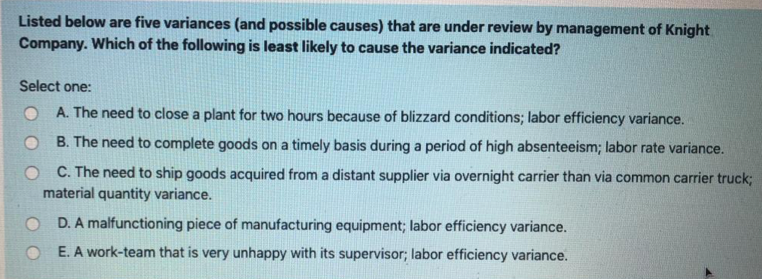 Solved Which of the following factors should be considered | Chegg.com