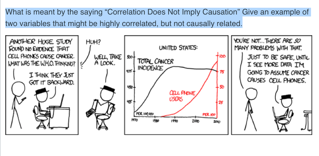 does correlation imply causation explain