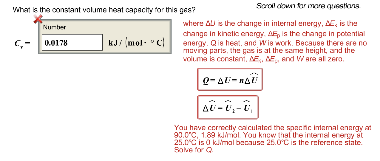 Solved Map Suppose An Unknown Gas Mixture S Specific Inte Chegg Com