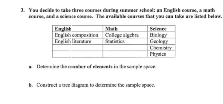 solved-3-you-decide-to-take-three-courses-during-summer-chegg