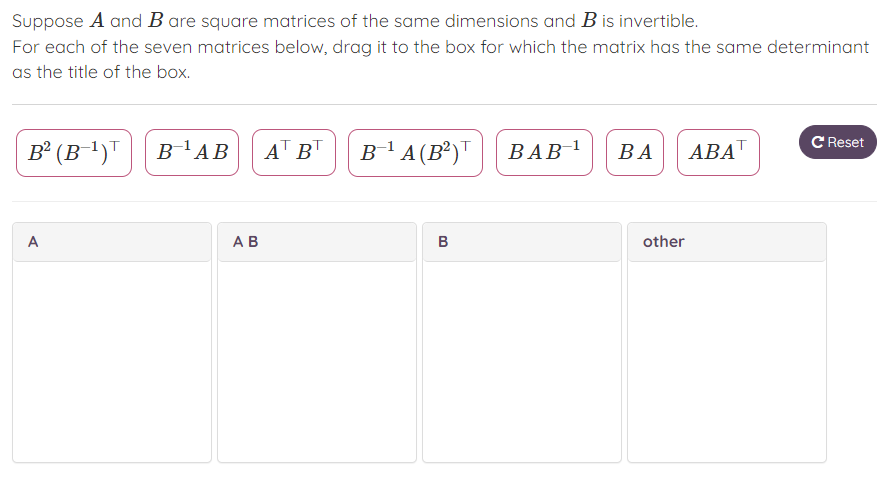 Solved Suppose A And B Are Square Matrices Of The Same | Chegg.com