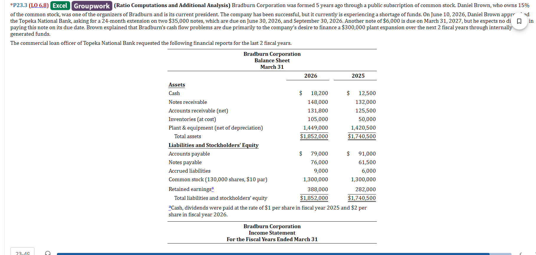years ended March 31, 2025 and 2026, respectively, | Chegg.com