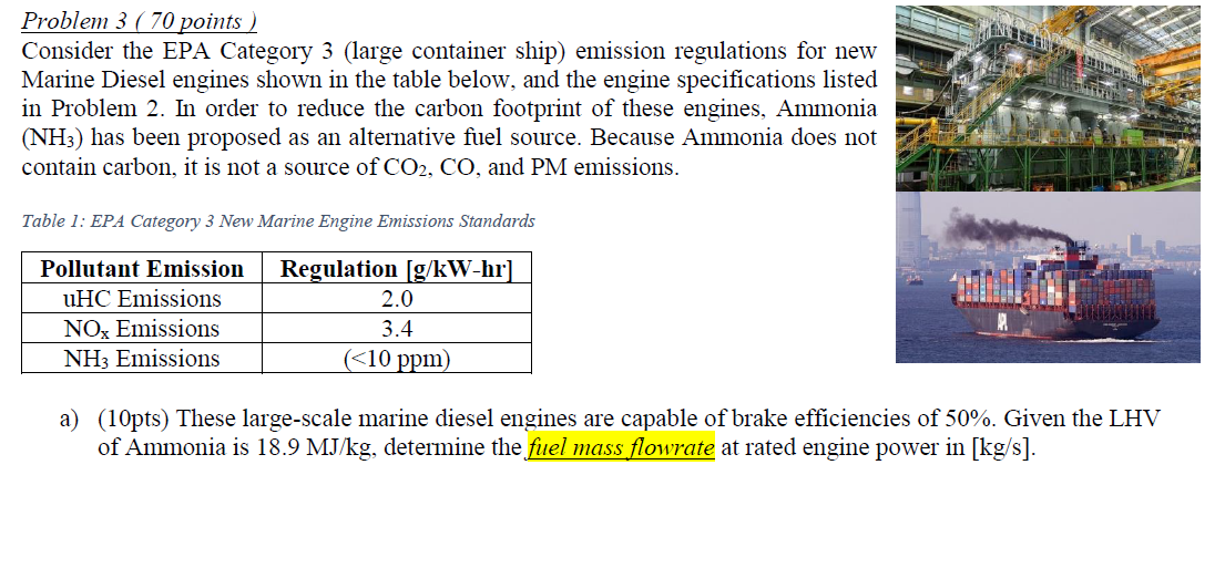 Problem 3 ( 70 Points ) Consider The EPA Category 3 | Chegg.com