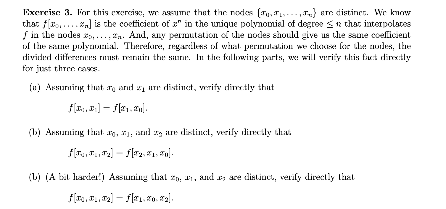 Solved Exercise 3. For this exercise, we assume that the | Chegg.com