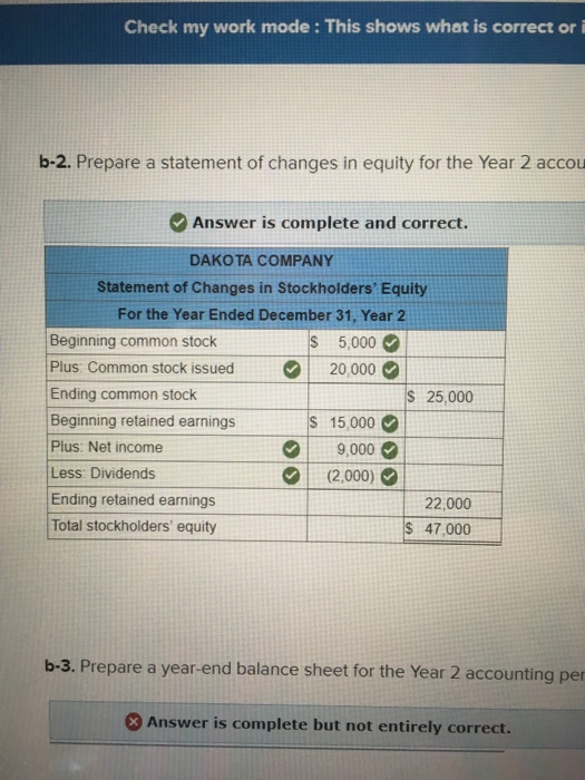 Solved Accounting Equation for Year 2 Liabilities+ Assets | Chegg.com