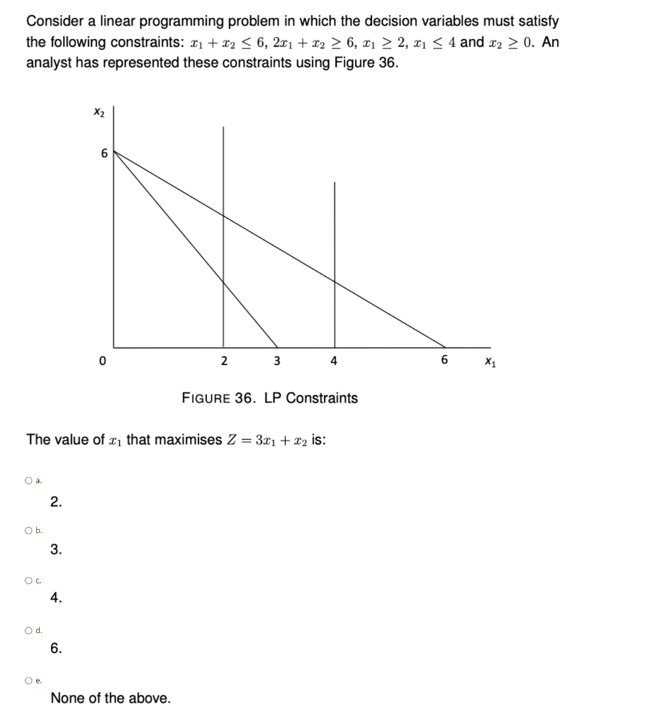 Solved Consider a linear programming problem in which the | Chegg.com