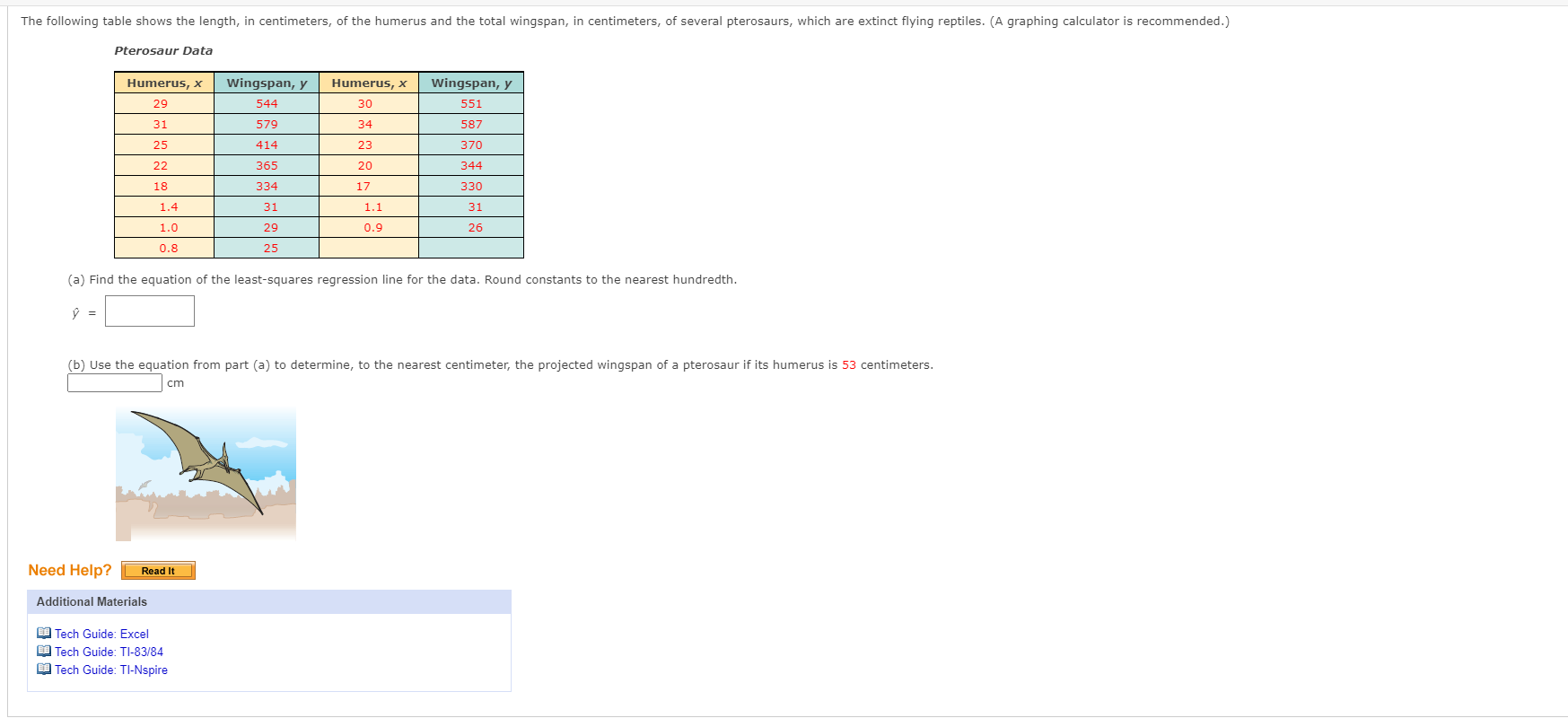 Solved The following table shows the length, in centimeters