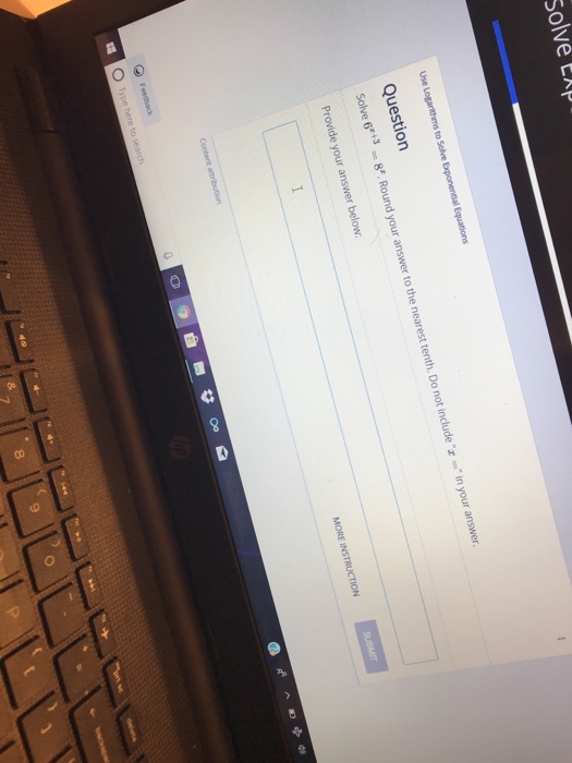 Solved Solv L Question Solve 6 3 8 Round Your Answer To Chegg