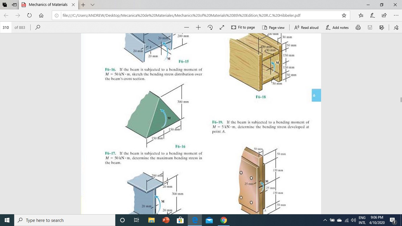 Solved 5 Mechanics Of Materials X + V | Chegg.com