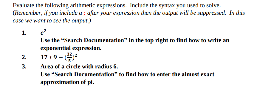 Solved Evaluate The Following Arithmetic Expressions. | Chegg.com ...