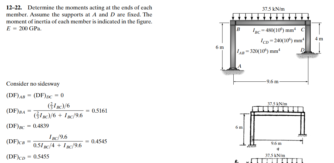 Solved Please detail how to get distribution factors for | Chegg.com