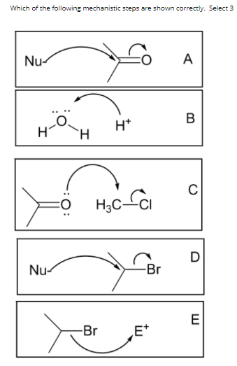 Solved Which of the following mechanistic steps are shown | Chegg.com