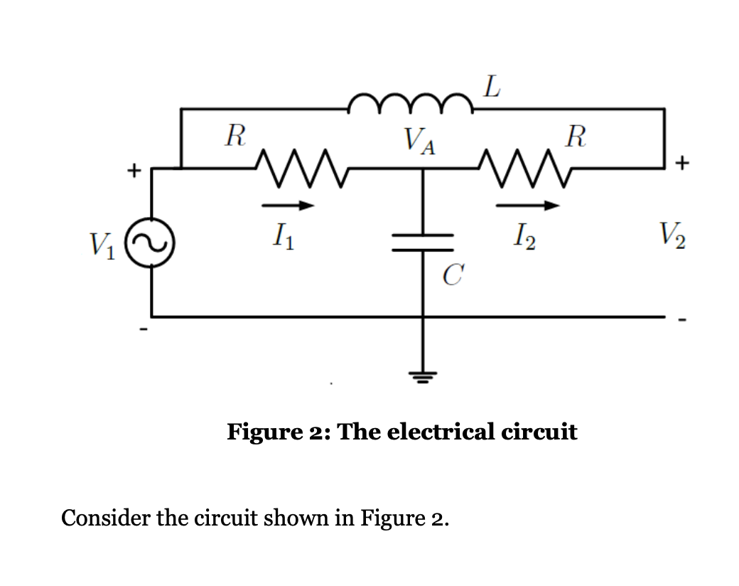 Solved R Va Mi M R + Mm V 11 12 V С Figure 2: The Electrical 