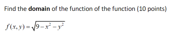 Solved Find The Domain Of The Function Of The Function 10 Chegg Com   PhpVH7TV2