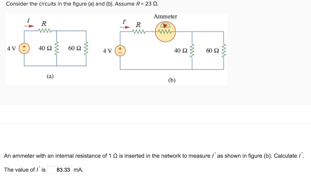 Solved Consider The Circuits In The Figure (a) And (b). | Chegg.com