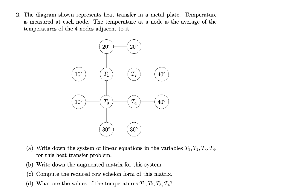 Solved 2. The diagram shown represents heat transfer in a | Chegg.com