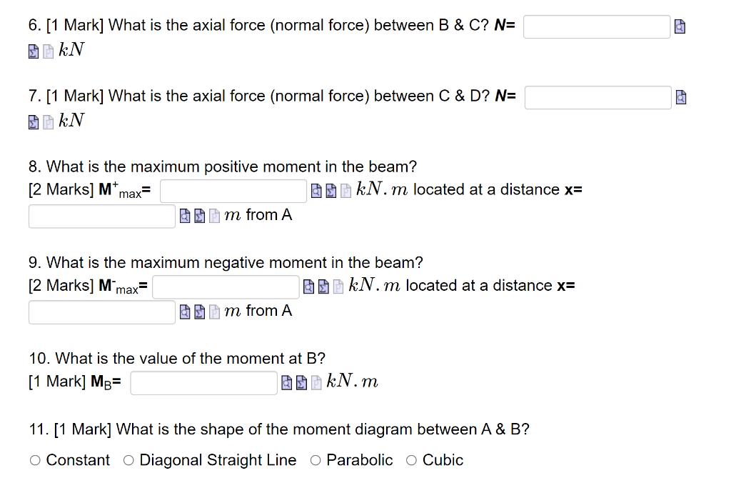 Beam Abcd Below Is Supported By A Roller Support At A Chegg Com