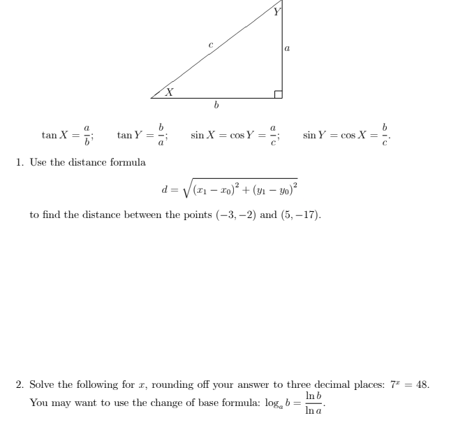Solved b tanx tan y sin x cos y sin y cos x 1 chegg