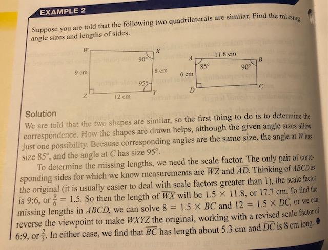 Solved EXAMPLE 2 Suppose you are told that the following two | Chegg.com