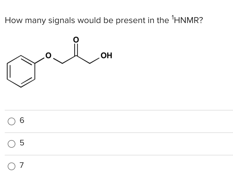 Solved Select all molecules with a "quintet" 1H NMR