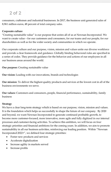 Solved Balanced Scorecard Assignment the case study below, | Chegg.com