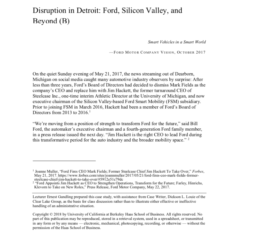 Solved: Within This Rapidly Evolving Industry, Is Ford's N ... - 