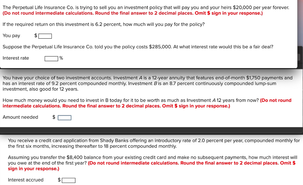 Solved The Perpetual Life Insurance Co. is trying to sell