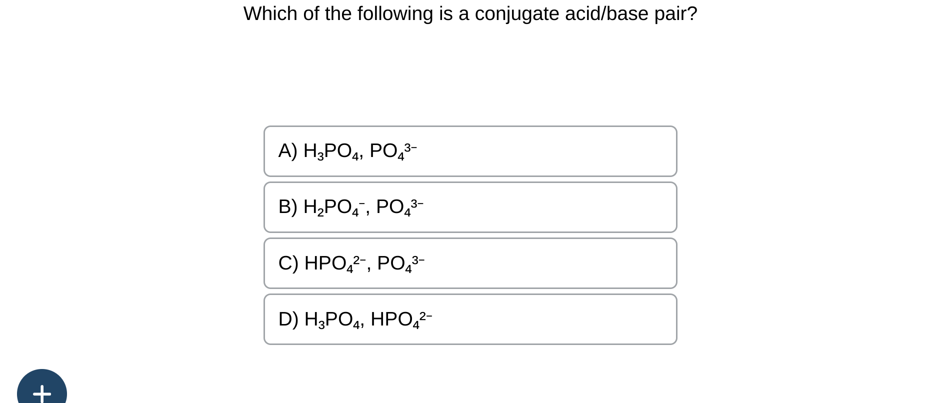 solved-which-of-the-following-is-a-conjugate-acid-base-pair-chegg