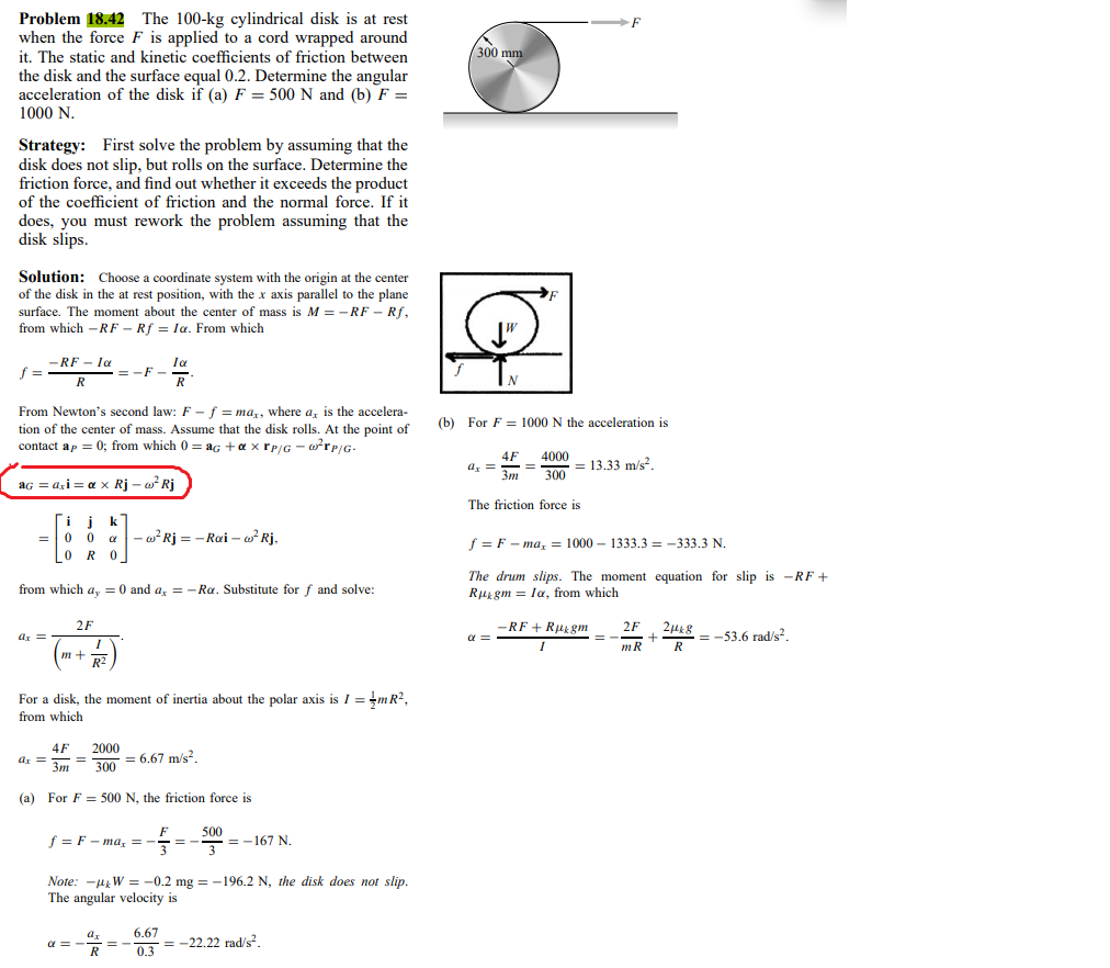 Solved Active Example 18.2 Rolling Motion Related Problems | Chegg.com