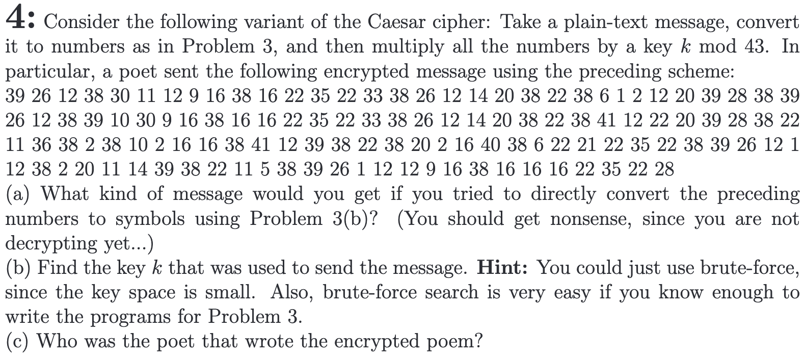 Please Do Parts A, B, And C Of Question 4. For Part | Chegg.com